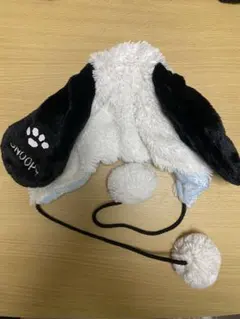 USJ スヌーピー帽子 ポンポン付き