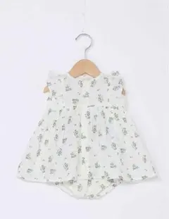 Petit Bateau プチバトー　プリントワンピース&ブルマセット12m