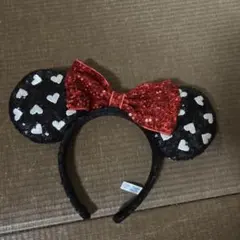 ミニー風カチューシャ ハート模様