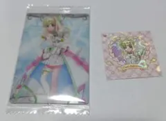 プリキュアカードウエハース　ステッカー　キュアズキューン