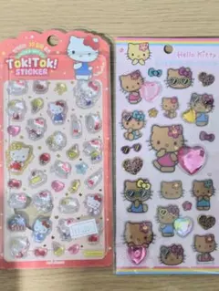 サンリオ　ハローキティシール2枚まとめ販売