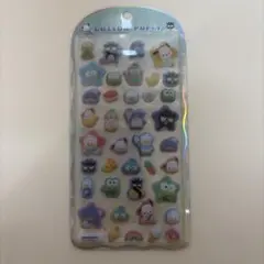 【正規品】コットンパフィーシール　はぴだんぶい　サンリオ