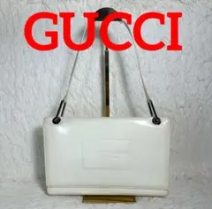 GUCCIオールドグッチ001 2058 3033ワンショルダーバッグアイボリー