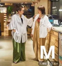 新品 ニコアンド［be with MABU］ ゆかジャンスカ Mサイズ ベージュ