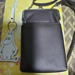 ムーミン スマホショルダー&バックチャーム 　リンネル12月号付録