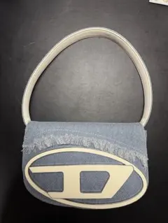 DIESEL ディーゼル 1DR デニム ハンドバッグ フリンジ