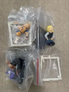 一番くじ ドラゴンボール E賞 クリリン 18号 孫悟空　マンガストラクチャー