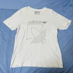 【美品】adidas Tシャツ 2XL トレフォイル 白