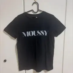 MOUSSY Tシャツ ブラックのサムネイル