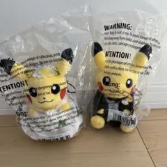 新品未開封 ピカチュウ 和婚和装ぬいぐるみセット ポケモン