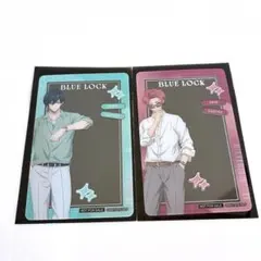 ブルーロック ラウンドワン　アミューズメント特典 カード　糸師冴　糸師凛　①