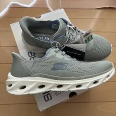 新品・未使用　スケッチャーズハンズフリー　レディース　23.5cm　グレー