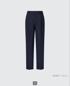 【ユニクロ】感動タックパンツ　Lサイズ　丈長め