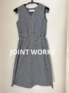 《美品》JOINT WORKSジョイントワークス♡シャツワンピ♡ギンガムチェックのサムネイル