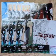 一番くじ BLEACH 千年血戦篇 G賞 クリアポスター　11枚セット
