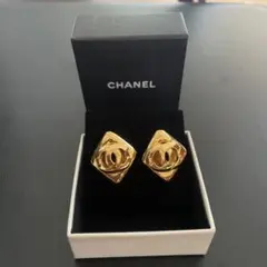 シャネル　ココマーク　イヤリング　ゴールドヴィンテージ