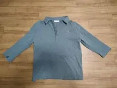 LACOSTE グレー ポロシャツ 長袖