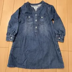 UNIQLO デニム 長袖ワンピース 110