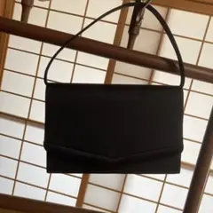 ブラッククラッチバッグ喪中用