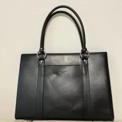 marie claire ブラック トートバッグ　就活にも