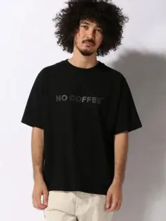 NO COFFEE GLOBAL WORK M 黒 Tシャツ