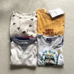 保育園着　まとめ　キッズ Tシャツ 4枚セット 98cm-100cm