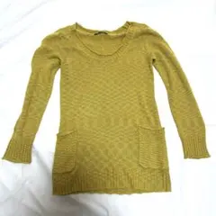 LIPSTAR リップスター マスタードカラー ニット 長袖