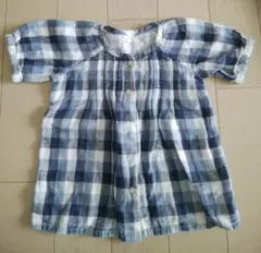 チュニック　ワンピース　80サイズ　無印　ガーゼ素材