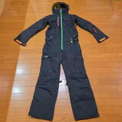 美品 ESTIVO スノーウェア　メンズL　ブラック　オールインワン