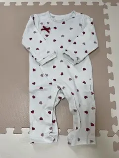 ワッフル生地　カバーオール　ロンパース　アプレ