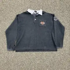 90s〜00s Harley-Davidson トレーナー 襟付きヴィンテージのサムネイル
