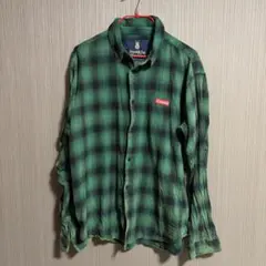 【Franklin Climbing】ビンテージチェック加工ネルシャツ