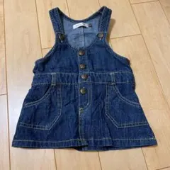 オールドネイビー デニム ジャンパースカート