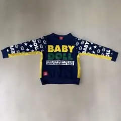 BABYDOLL トレーナー ネイビー 星柄 王冠 ロゴのサムネイル