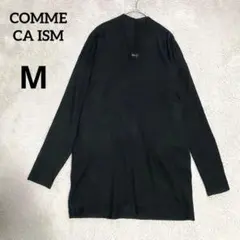 COMME CA ISM 長袖 Ｖネックニット チュニック ブラック 黒　M