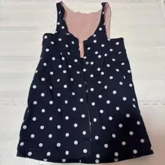 après les cours 水玉 ジャンバースカート　100