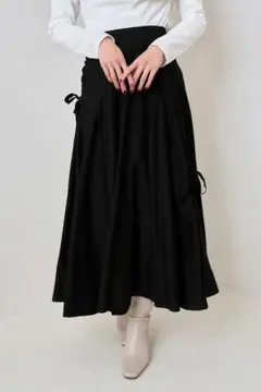 新品タグ付きHer lip to フレアロングスカート マーメイド　フリル　春夏 フリルマーメイドロングスカート | ファッション通販サイト NUGU