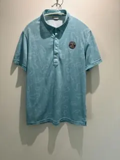 美品】イタリア製 Dunhill ダンヒル 半袖ポロシャツ マリン メンズ