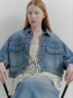 AGOLDE /デニムフリンジAMRYN SHIRT IN EDITION ミ - メルカリ