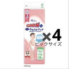 GOO.N+ やわらかタッチ テープ 新生児 68枚×4パック - メルカリ