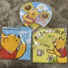 くまのプーさん タオル2枚とうちわ 第一生命
