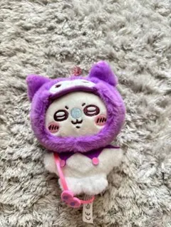 サンリオ ちいかわ ぬいぐるみキーホルダー モモンガ クロミ