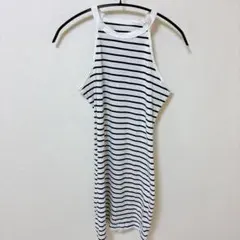 ノースリーブ ワンピース ボーダー SHEIN M
