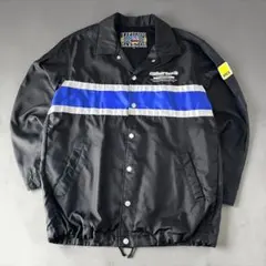 90s ヴィンテージ ナイロンコーチジャケット レーシング Y2K L-XL相当