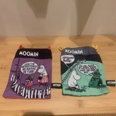 【匿名配送】ムーミン　サコッシュにもなるポーチコレクション　2点セット