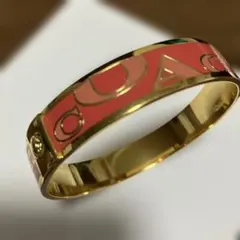 COACH バングル ゴールド ピンク 美品 1点限り