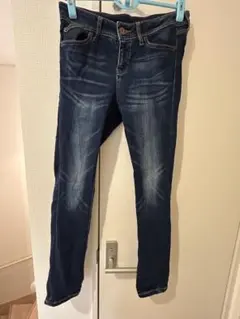 ダークブルー スリムフィットデニム 70-95