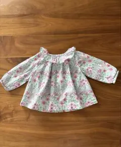 jacadi リバティプリントブラウス6M/67cmのサムネイル