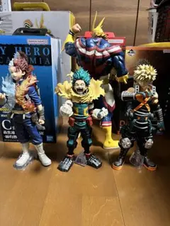 緑谷出久　爆豪勝己　轟焦凍　オールマイト　一番くじフィギュアまとめ売り