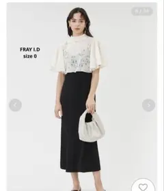 FRAY ID 2wayレーストップス付きワンピース